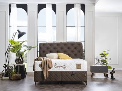 Тапицирано легло с матрак Serenity 160/200