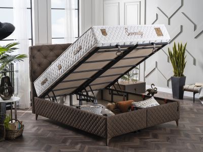 Тапицирано легло с матрак Serenity 160/200